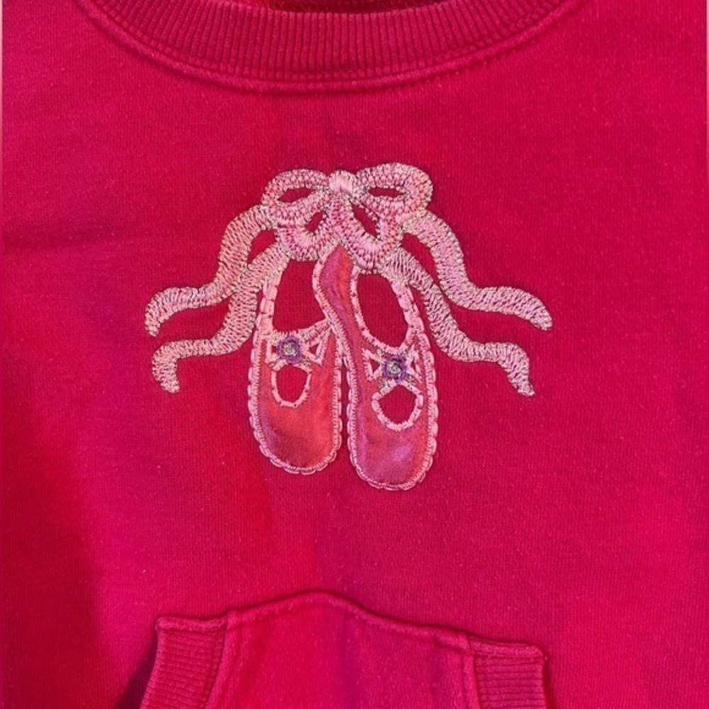 Jumping Beans Fuchsia Pink Ballet Sweatshirt size 3T